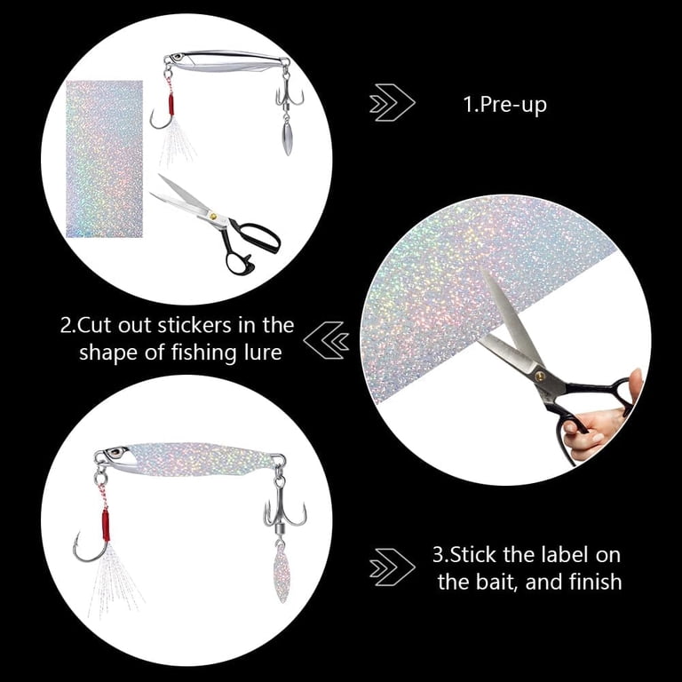 fish scale lure tape Holographic Easy to apply Fish Scale Tape