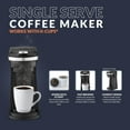 thumbnail image 2 of Newhouse Hardware Single-Serve Coffee Maker with Reusable Pod, K-Cup Compatible, Adjustable Strength, 14 oz Reservoir, Black (NHCM-001-K), 2 of 7