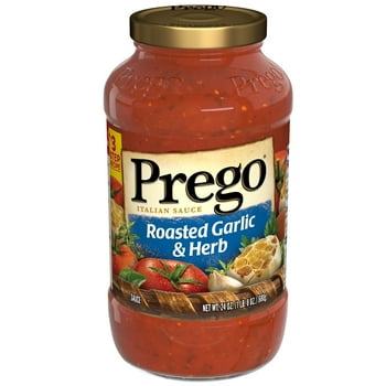 Prego Pasta Sauce, Italian Tomato Sauce with Roasted Garlic & s, 24 Ounce Jar
