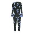 thumbnail image 4 of Pyjama pour Filles, Combinaison de Nuit Chaude d'Hiver à Manches Longues avec Capuchon, Combinaison Pyjama pour Filles, 4 of 6