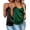 Black+green, variant on Women's Silk Satin Tank Tops Adjustable Spaghetti Strap Camisole V Neck Causal Basic Blouse