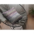 thumbnail image 4 of Hatches Throw Pillow with Removable Cover in Muted Magenta 16x16, 4 of 5