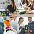 thumbnail image 2 of Allytech iPad 10.2" Case 9th Gen, iPad 10.2" Case 8th 7th Gen,Without Screen Protector Heavy Duty Shockproof Rugged Protective Kickstand Case Cover for Apple iPad 10.2 Inch 2021/2020/2019, Bule/Green, 2 of 5