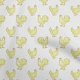 thumbnail image 1 of oneOone Cotton Jersey Medium Yellow Fabric Rooster Cock Sewing Material Print Fabric By The Yard 58 Inch Wide, 1 of 4