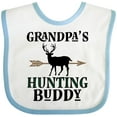 thumbnail image 3 of Inktastic Bow Hunter Grandpa Hunting Buddy Boys Baby Bib, 3 of 4