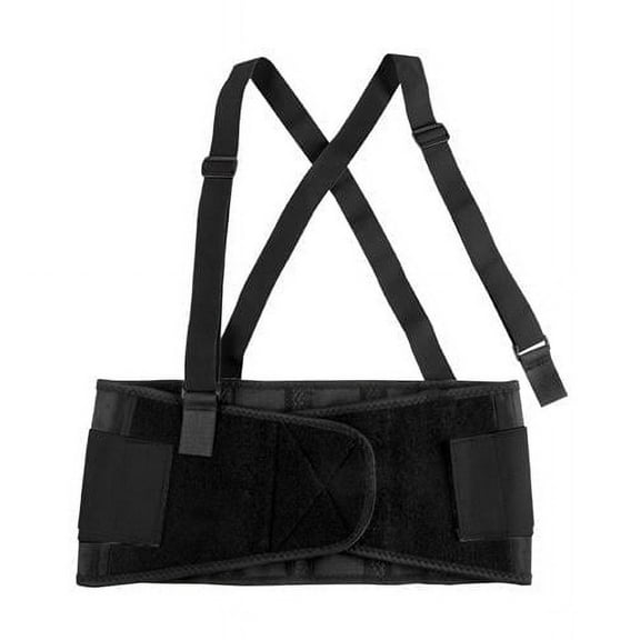 Elastic Back Support Belt, Black - Medium