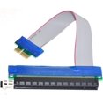 thumbnail image 1 of Yazoeia CY PCI-E Express 1x to 16x Extension Flex Cable Extender Converter Riser Card Adapter 20cm CJC912-16738, 1 of 9