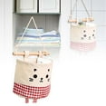 thumbnail image 4 of Grid Stackable Hanging Storage Bag, Polyester, Cartoon Design, Door-Back Mount, for Toys/Stationery, 4 of 6
