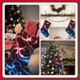 thumbnail image 7 of Uemuo Red And Blue Lightning Print Christmas Stockings, 18inch Xmas Hanging Stocking Decorations for Christmas Party Family Decor, 7 of 7