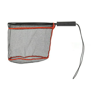 Trout Fishing Net for Freshwater and Saltwater Fishing, Fish Landing Net  with Rubber Mesh for Fly Fishing, Kayak, Bass, Steelhead, Trout Fishing,  Fish