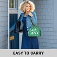 thumbnail image 6 of Green Christmas Tree Pattern Drawstring Lunch Bag Women - Drawstring Lunch Bag Insulated for Work Office - Stain-Resistant Large Lunchbags for Women with Multi-Pockets, 6 of 6