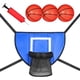 thumbnail image 4 of Mini aro de baloncesto para , tablero trasero ligero con baloncesto y bomba, accesorios de resistentes para , adultos, y, 4 of 9