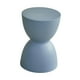 thumbnail image 5 of Taburete pequeño redondo para cambiar zapatos, mueble multiusos sencillo y elegante. Gris azul, 5 of 9