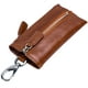 thumbnail image 5 of Sonducket Cartera de cuero para llaves, monedero, viaje, playa, escuela, llavero, bolsa organizadora de recibos con cremallera para mujeres Type1 NO1, 5 of 6