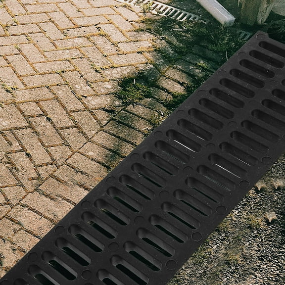NIAIZEK Black Plastic Drainage Grate Anti- Outdoor Garden Floor Cover Weather Resistant