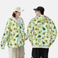thumbnail image 4 of Balery Cartoon Fruit Sudadera ligera de manga larga con capucha y protección solar UPF 50+ para hombre y mujer, ideal para pesca y running-3X-Large, 4 of 7