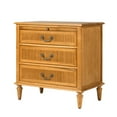 thumbnail image 7 of Farmhouse 3-Drawer End Table with Tray Storage and Charging Station for Sofa, Recliner or Chair Acorn, 7 of 7