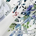 thumbnail image 5 of Eucalyptus Leaves Sheer Curtains 84 Inches Long 2 Panels Set, Green Semi Sheer Curtains Light Filtering, Spring Summer Soft Drapes for Bedroom Living Room Dining Room Window, 52" X 84", 5 of 5