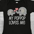 thumbnail image 4 of Inktastic My Poppop Loves Me Grandkids Boys or Girls Baby Bodysuit, 4 of 5