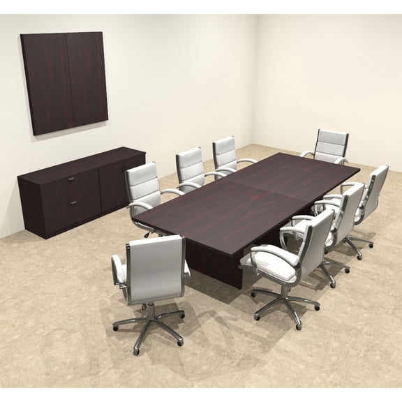 Modern Rectangular 10' Conference table, #OT-SUL-C28