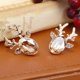 thumbnail image 3 of Pendientes de asta de reno, pendientes de cristal, piedras preciosas navideñas, disfraz de fiesta, accesorio adecuado, rentable y duradero, 3 of 4