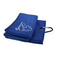 thumbnail image 2 of Toalla de limpieza de palos de golf, toalla de golf para bolsas de golf para mujeres, hombres, práctica de gimnasio Azul Zulema toallas de golf, 2 of 8