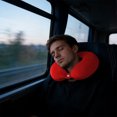 thumbnail image 6 of U-Shaped Memory Foam Neck Pillow - Comfortable Cushion for Office Naps, Travel on Airplanes & Cars, Durable Ergonomic Pillow for Neck Support, Essential Travel & Office Accessory, 12*12in, Red, 6 of 8