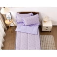 thumbnail image 5 of 3pcs Kids Comforter Set Zip up Bedding Set for Girls,Twin Kid Bedding Set Bow Comforter Set for Kid,All in one Zipper Bedding（Lightpurple,Twin）, 5 of 8