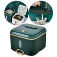 thumbnail image 2 of GUOOL Airtight Rice Storage Container Food Container Bin Perfect for Rice Flour Cereal Green S, 2 of 9