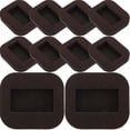 thumbnail image 6 of DINHEAROM 10Pcs Brown Felt Caster Cups for Chair Caster Felt Chair Pads, 6 of 8
