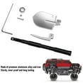 thumbnail image 4 of RC Crawler Shovel, Aluminum Alloy & Iron Adjustable Shovel Tool for 1/10 RC Crawler Trucks Metal Accessory for SCX24 Trail Rig, 4 of 7