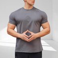 thumbnail image 2 of YLSDY Mens Bamboo Viscose T Shirt Ultra Soft Plain Tshirts for Men Cooling Crew Neck Casual Basic Tee Shirt Undershirt Dark Gray XXL, 2 of 5