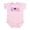 Petal Pink, variant on CafePress - Peace Love Keytar Infant Bodysuit - Baby Light Bodysuit, Size Newborn - 24 Months