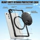 thumbnail image 3 of For Samsung Galaxy Tab A9 SM-X210 X216 X218 Clear Case PC TPU Acrylic Kickstand Tablet Back Cover, 3 of 5