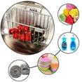 thumbnail image 3 of Zynic Kitchen Supplies Over Sink Dish Rack For Kitchen CounterLiquid Caddy Drainer Kitchen Rack Holder Sponge Sink Basket Brush Dishwashing Kitchen，Dining & Bar, 3 of 8