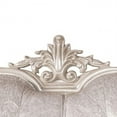 thumbnail image 3 of Paulo 85 Inch Sofa, Off White Fabric, Carved Silver Solid Wood Frame, 3 of 7