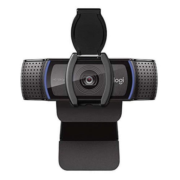 Logitech C920S HD Pro Webcam with Privacy Shutter - Widescreen Video Calling and Recording, 1080p Streaming Camera, Desktop or Laptop Webcam