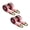 Pink, variant on Mega Cargo Control 2 in x 10 ft Chevron Wheel Lift Key Hole Lasso Strap & Recovery, Auto Tie Down for Trailer, Tow Truck, & Hauling (Green, 2 - Pack)