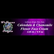 Wellness Origin Organic Calendula & Chamomile Flower Face Cream, 4 oz