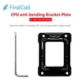 thumbnail image 2 of Hebilla correctora de flexión de CPU FinalCool para LGA1700-BCF Intel Gen 12 negro JShteea El nuevo, 2 of 9