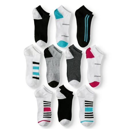 Athletic Works P10 Sport Stripe No Show
