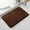 Coffee, variant on Non-Slip Foam Bath Rug - Water Absorbent Washable Polyester Bath Mat, Low Profile Indoor Outdoor Carpet 50x80cm - 1 Piece