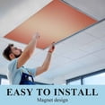 thumbnail image 6 of Red Orange Ombre Fluorescent Light Covers, Modern Gradient Abstract Art Magnetic Light Covers for Ceiling Lights, Fluorescent Ceiling Shade Filters for Classroom Bedroom Office 4x2Ft x 1PCS, 6 of 8