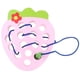thumbnail image 1 of Juguetes de madera para enhebrar y atar cordones, juego de bloques de madera, regalo educativo para niños de 2 a 3 años, 1 of 7