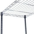 thumbnail image 6 of Kitchen Storage Shelf Rolling Cart 5-Layer Iron Kitchen Rack with Wheels Silver, 6 of 7