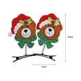 thumbnail image 5 of Mosey 1 Pair Hair Clip Christmas Theme Design Headwear Metal Santa Claus Bobby Pin Jewelry Accessories, 5 of 7