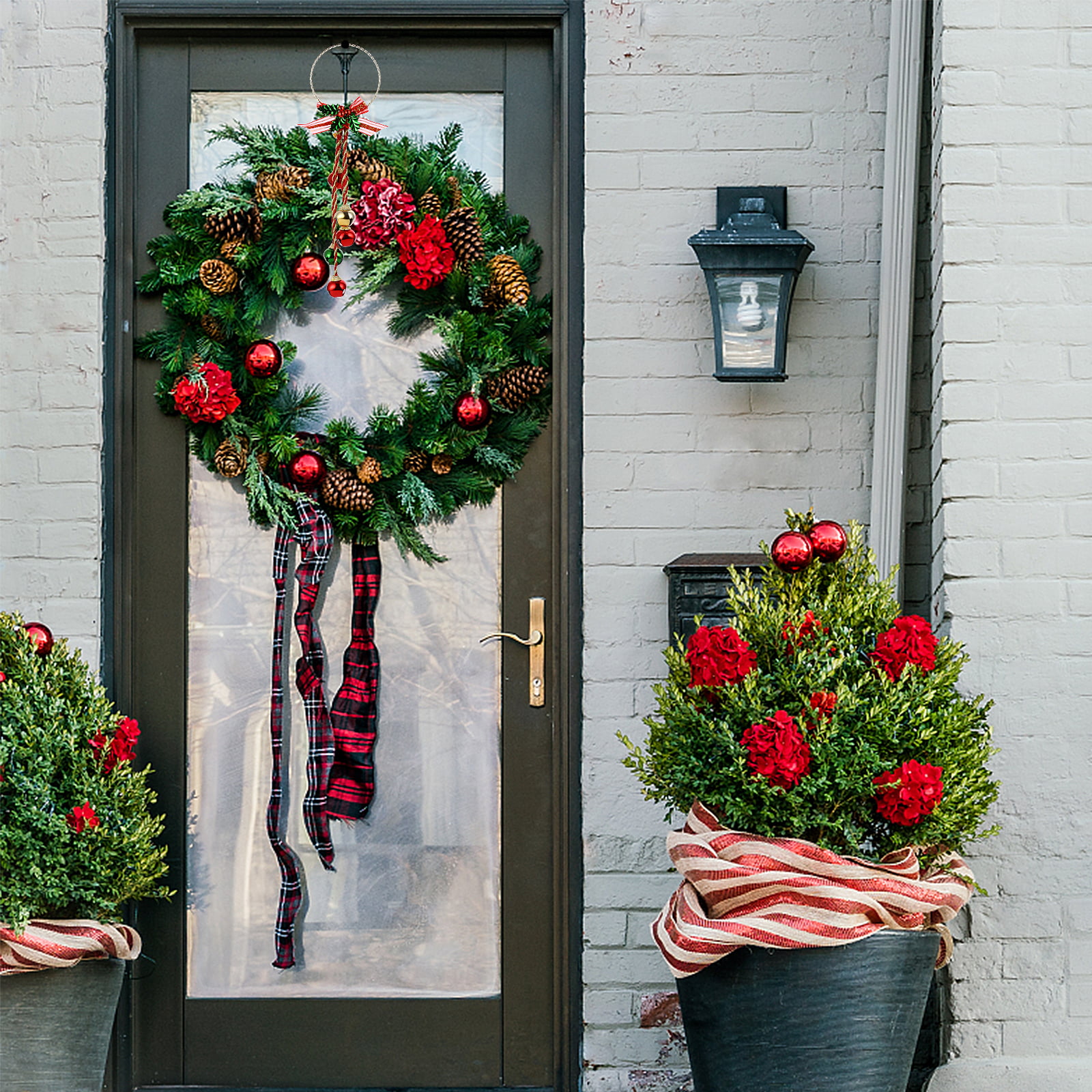 Christmas Wreath Simulation Flower Vine Ring Pine Cone Ornaments Tree  Decoration, Decorative Door Glass Arrangement From Storyyq, $9.47 |  DHgate.Com