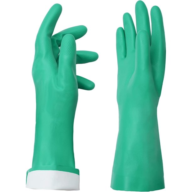 Kitchen Dishwashing Cleaning Rubber Gloves Reusable XL Large