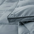 thumbnail image 4 of Peace Nest 360 Thread Count All Season White Goose Down Fiber and Feather Comforter, King, Dark Gray, Cal King, 4 of 6