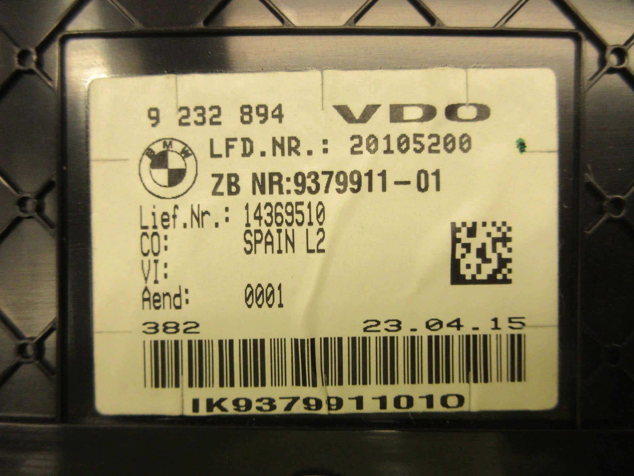 Pre-Owned 14 15 16 BMW 428i 435i MPH Speedometer Speedo Head Cluster 104k Miles OEM LKQ - Verify Specific Vehicle Fitment In Description - (Good)